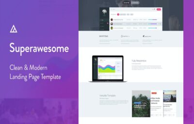 Superawesome Landing Page