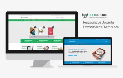 Bookstore Joomla template