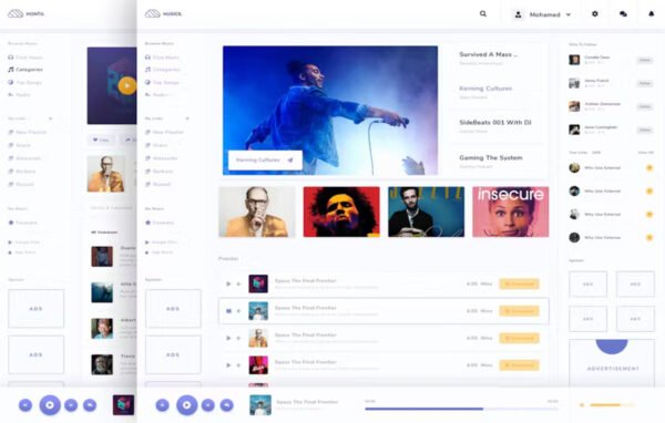 Montu – Admin For Social Music Sharing Platform