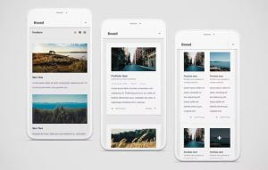 Boxed Mobile Website Template