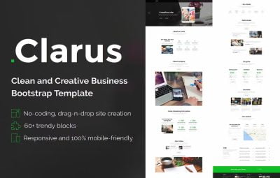 Clarus Mobirise Site Builder