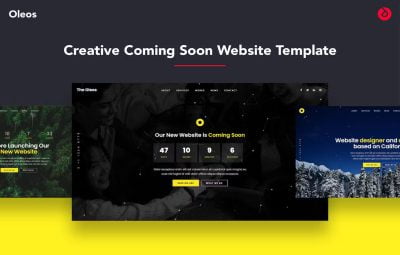 Oleos Creative Website Template