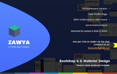 Zawya Bootstrap Template
