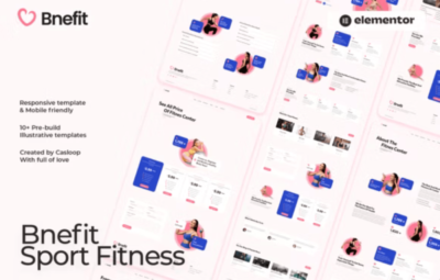 Bnefit Elementor Template Kit