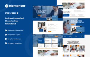 Consult Elementor Template Kit