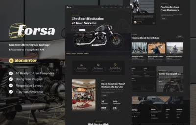 Forsa Elementor Template Kit