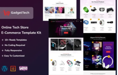 GadgetTech Elementor Pro Template Kit