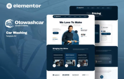 Otowashcar Elementor Template Kit