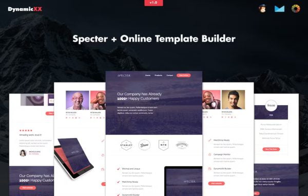 Specter Agency EMail Builder Template