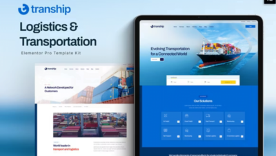 Tranship Elementor Template Kit