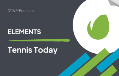 Tennis Today | Sport School & Events WordPress Theme