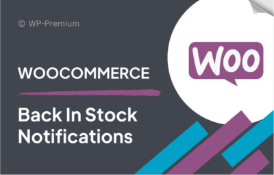 WooCommerce Back In Stock Notifications