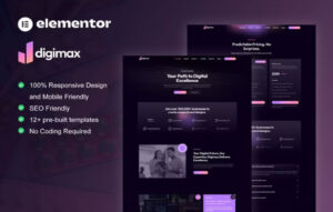 Digimax – Digital Marketing Agency Elementor Template Kit