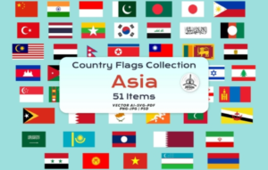 Asia Flag