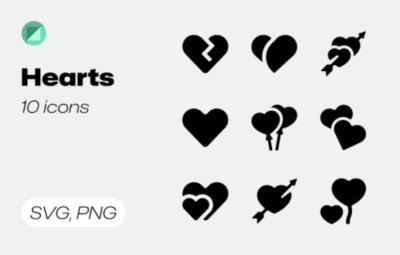 Basicons Solid Hearts