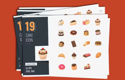 Cake Icon Design