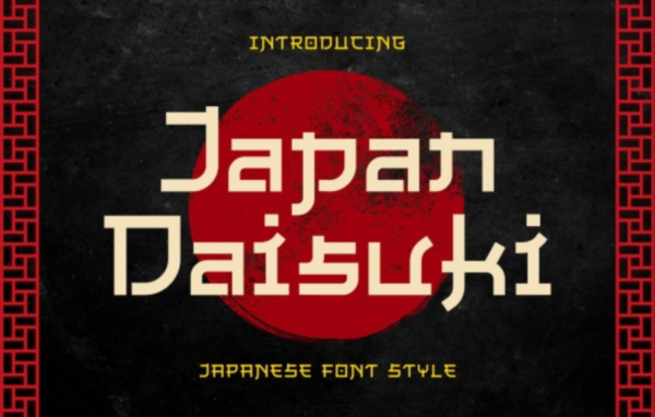 Japan Daisuki – Japanese Font Style