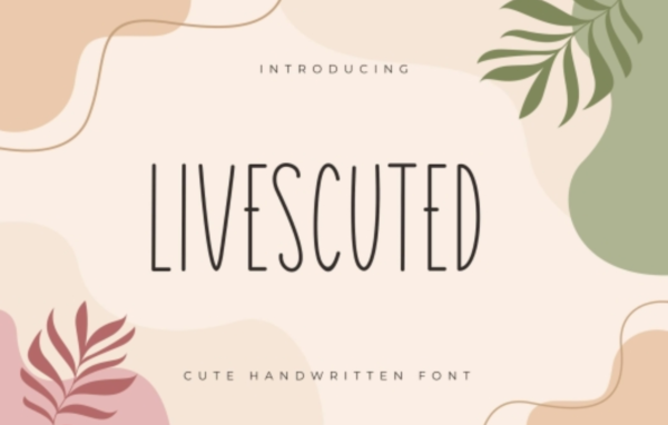 Livescuted Font