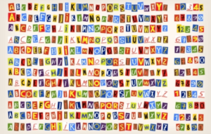 Paper Cut Alphabet