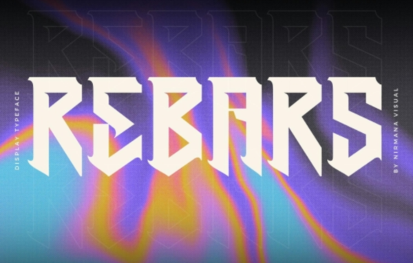 Rebars – Modern Vintage Font