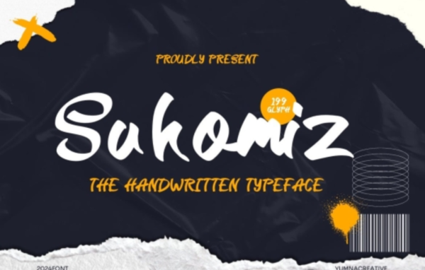 Sukomiz – Handwritten Font