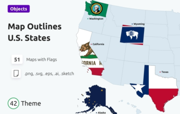 U.S. States Map