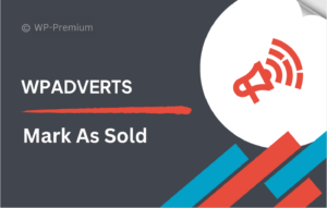 WP Adverts – Mark As Sold