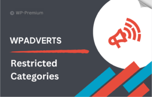 WP Adverts – Restricted Categories