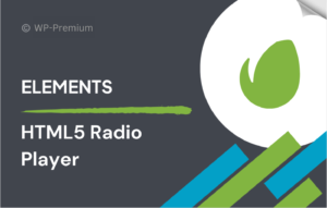 CLEVER – HTML5 Radio Player & History – Elementor