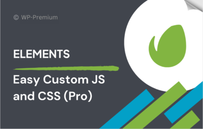 Easy Custom JS and CSS for WordPress