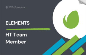 HT Team Member For Elementor