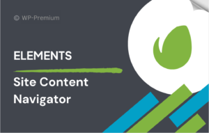 Site Content Navigator for WordPress