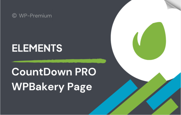 WPBakery Addon – CountDown Timer PRO