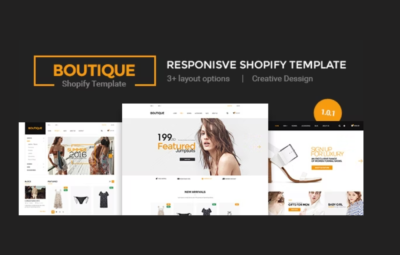 Boutique Multi Store Responsive Shopify Theme