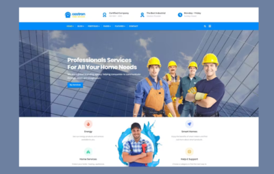 Castron – Home Maintenance Drupal Theme