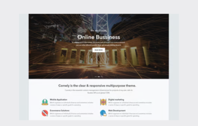 Comely – Responsive Business Drupal Theme