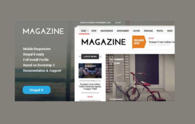 Gazeta – News & Magazine Drupal 8 Theme