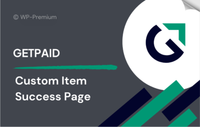 GetPaid Custom Item Success Page