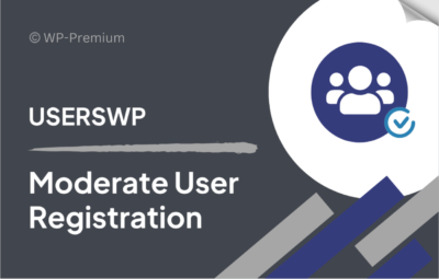 Moderate User Registration