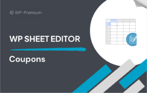 WP Sheet Editor – WooCommerce Coupons (Premium)