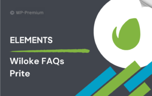 Wiloke FAQs Prite Elementor Addon