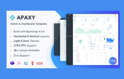 Apaxy – Admin & Dashboard Template