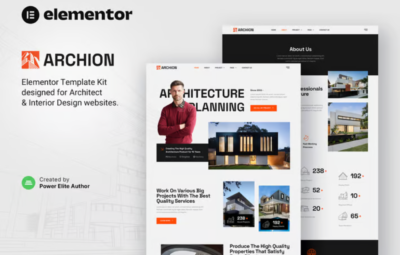 Archion – Architect & Contractor Elementor Template Kit