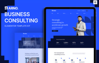 Arno – Business Consulting Elementor Template Kit