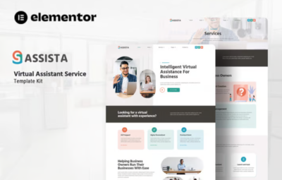 Assista – Virtual Assistant Service Elementor Template Kit