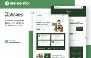 Botania – Gardening & Landscaping Elementor Template Kit