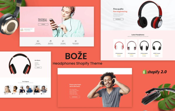 Boze – Headphone and Audio Store Shopify Theme