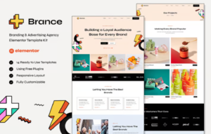 Brance – Branding & Advertising Agency Elementor Template Kit