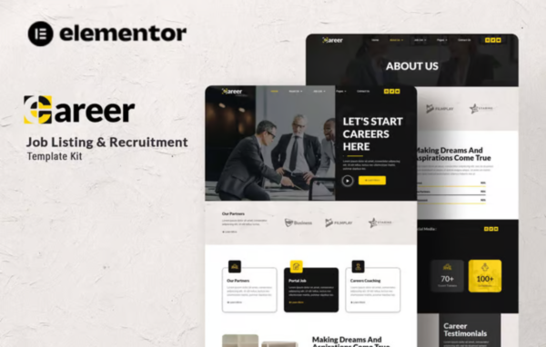 Career – Job Recruitment Elementor Template Kit