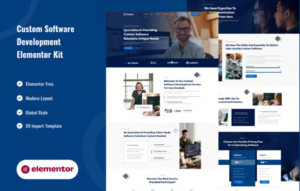 Cetech – Custom Software Development Services Elementor Template Kit